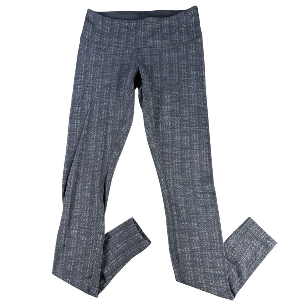 Lululemon Wunder Under Leggings High‎ Rise Grey Space Dye 26x30 Women Athleisure